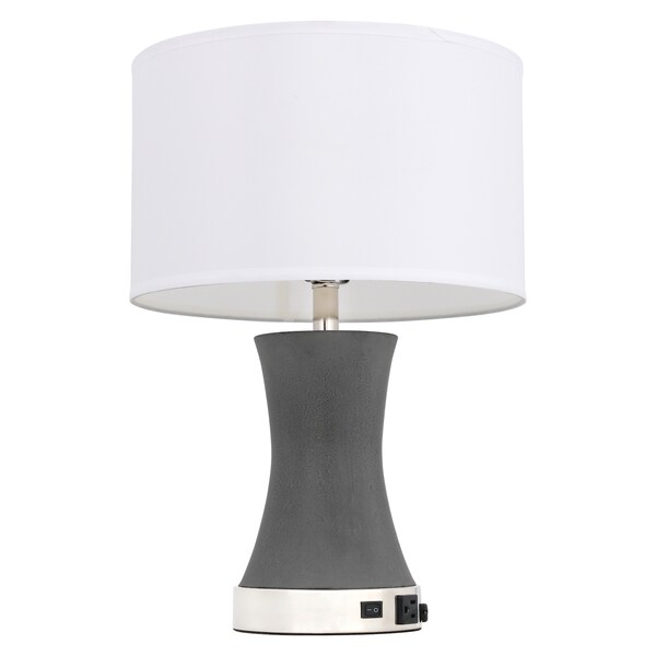 Knox One Light Polised Nickel Table Lamp